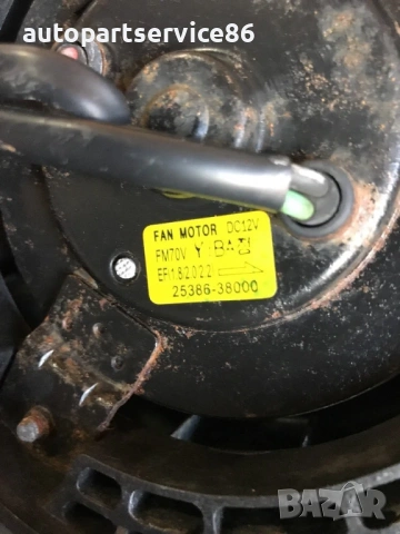 Перка Мотор на вентилатора на радиатора за KIA Magentis 2.0 16V (2002) 25386-38000, снимка 3 - Части - 53255939