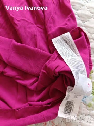 Amisu дълга цикламена рокля, снимка 9 - Рокли - 50310989