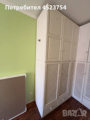 Ъглов гардероб от чам, снимка 4 - Гардероби - 53873960