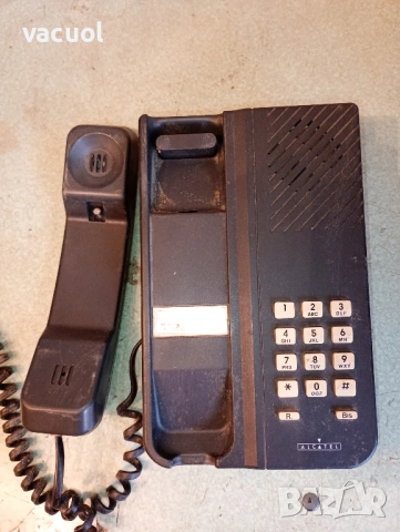 Винтидж стационарен телефон Alcatel, снимка 2 - Антикварни и старинни предмети - 54159894