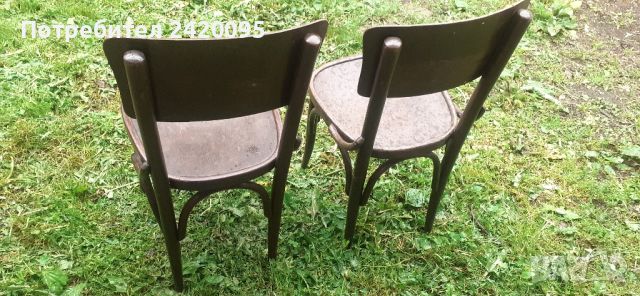 стари дървени столове-75лв, снимка 2 - Столове - 45582812