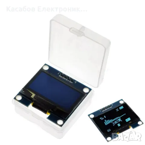 1.3" OLED Дисплей 128х64 бяла подсветка I2C SPI, снимка 2 - Друга електроника - 46858316