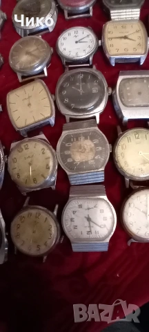 40бр руски механични ръчни мъжки часовници , снимка 8 - Антикварни и старинни предмети - 53713072