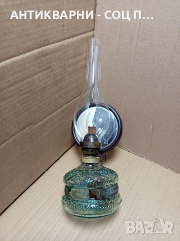 Соц Стара Газена Лампа Фенер С Огледално Отражение. НОМЕР 708., снимка 4 - Антикварни и старинни предмети - 53515128