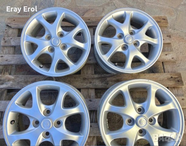 14 джанти 4x100 Toyota Yaris Aygo 4х100 Тойота Оригинални, снимка 2 - Гуми и джанти - 53299945