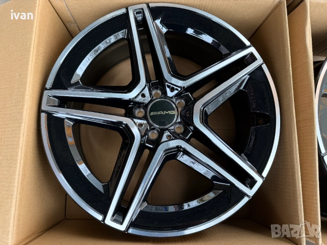 4 бр. чисто нови алуминиеви джанти Mercedes 20'' 5x112 , централен отвор 66.5, 8.5J ET36, снимка 10 - Гуми и джанти - 53039945