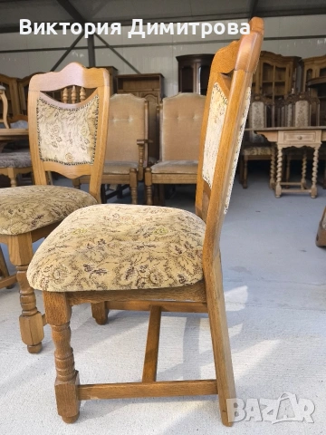 Комплект от 4 трапезни стола , снимка 8 - Столове - 53866243