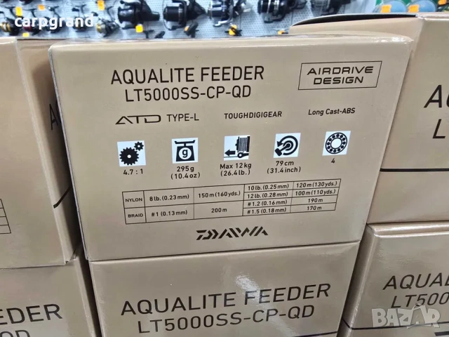 Макара за фидер DAIWA 25 AQUALITE LT QD, снимка 10 - Макари - 54163195