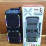 -50лв🔊 Xbass 200W 6000mah Професионална караоке тонколона ABS-12202 – 12”×2, Bluetooth, 2 микрофонa, снимка 7