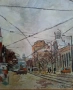 Картина Петър Ненов Стара София, снимка 3