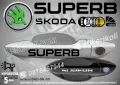 Skoda стикери за дръжки SKD-SK-01, снимка 11