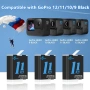 Ново USB Зарядно с 3 Батерии за GoPro Hero 12 11 10 9 Black екшън камера, снимка 2