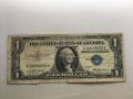 1 долар 1957 САЩ - Сребърен сертификат - Син печат
