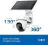 Нова Tapo TC90 2K Соларна Външна Камера 3MP 360° AI Цветно Нощно виждане, снимка 7