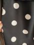 кокетна шифонена блуза с бели точки, снимка 4
