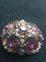 Старинна чешка брошка , снимка 3