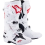 Мотокрос ботуши ALPINESTARS TECH 10 WHITE/RED SUPERVENTED, снимка 3