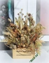 Суха аранжировка в дървено сандъче, снимка 4