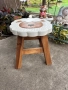 Столче / Табуретка от тиково дърво, снимка 2