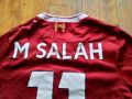 Ливърпул футболна тениска маркова на Ню Баланс №11 Мохамед Салах размер 154см 11-13 год, снимка 6