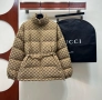 Gucci Дамско Бежово Зимно Яке Гучи Код E1071, снимка 8
