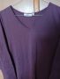 Дамска блуза с дълъг ръкав тъмно лилава, снимка 1