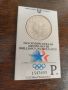 Сребърен долар със сертификат - 1983 Олимпиада, снимка 3