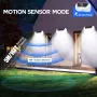 NEWNEN Соларни охранителни лампи за външна употреба със сензор за движение, 4 броя, снимка 3