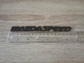 черен метален надпис MazdaSpeed за Mazda, снимка 2