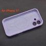 iPhone 17 гръб силиконов MagSafe лилав, снимка 3
