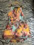 НОВА голяма лятна дамска рокля на цветя с презрамки (размер 2ХЛ), снимка 1 - Рокли - 46049153