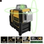 Лазерен 3D - 360 градуса нивелир с 2 батерии 12V 3 AH, 3 лъча, снимка 4