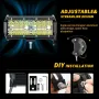 120W COMBO LED Фарове с Окабеляване Реле Бутон Диодни Фарове с Кабели, снимка 3