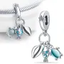 Талисман Пандора сребро 925 Pandora Fish, Sea Turtle & Conch Charm, снимка 4