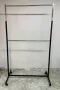 Щендер за дрехи - регулируем метален с колелца 210 х 130 см, снимка 1