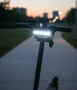 Фар за мотор, скутер, тротинетка или велосипед, Халоген, Led светлина, 5LED, USB, снимка 3