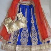 12. Сватбено или Боливуд реплика индийско облекло, снимка 1 - Рокли - 13887566