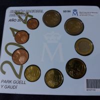 Испания 2014 – Комплектен банков евро сет от 1 цент до 2 евро + 2 евро Паркът на Гауди в Барселона, снимка 3 - Нумизматика и бонистика - 45545344