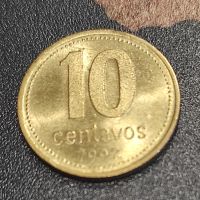 Аржентина 10 сентавос, 1992, снимка 1 - Нумизматика и бонистика - 45217802