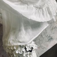Елегантна нежна бяла туника блуза за бременни бременна H&M MAMA р. L-XL, снимка 9 - Дрехи за бременни - 45713606