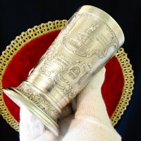 Чаша от калай с изображения от Кьолн. , снимка 10 - Антикварни и старинни предмети - 45204470