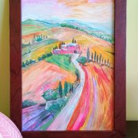 Картина "Цветовете на Тоскана", снимка 1 - Картини - 45266555