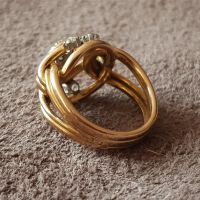 ЗЛАТЕН 18 КАРАТА БРИЛЯНТИ диаманти елегантен пръстен злато, снимка 5 - Пръстени - 45602502