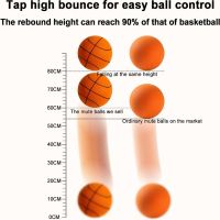 Тиха баскетболна топка Chicmine, топка от пяна с висока плътност, размер 7 (24 см), снимка 2 - Баскетбол - 45401441