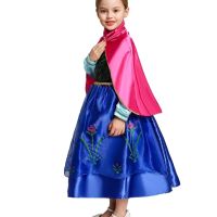 Детска Рокля на принцеса Анна от Замръзналото кралство, снимка 5 - Детски рокли и поли - 45651537