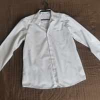 3 бр бяла риза +1бр подарък с дълъг ръкав за момче на George 152 =158 см  12 - 13 години, снимка 2 - Детски ризи - 42215419