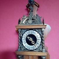 Холандски  старинен  часовник  Атлас, снимка 4 - Антикварни и старинни предмети - 45558519