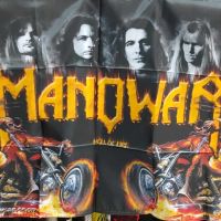 Manowar- Hell On Fire Flags, снимка 1 - Китари - 45481755