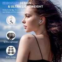 Безжични слушалки Bluetooth 5.3, 42 часа възпроизвеждане LED дисплей IP7 водоустойчиви, бели;черни, снимка 10 - Безжични слушалки - 45402478