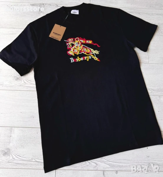 Мъжка Черна тениска Burbarry/IM63n, снимка 1